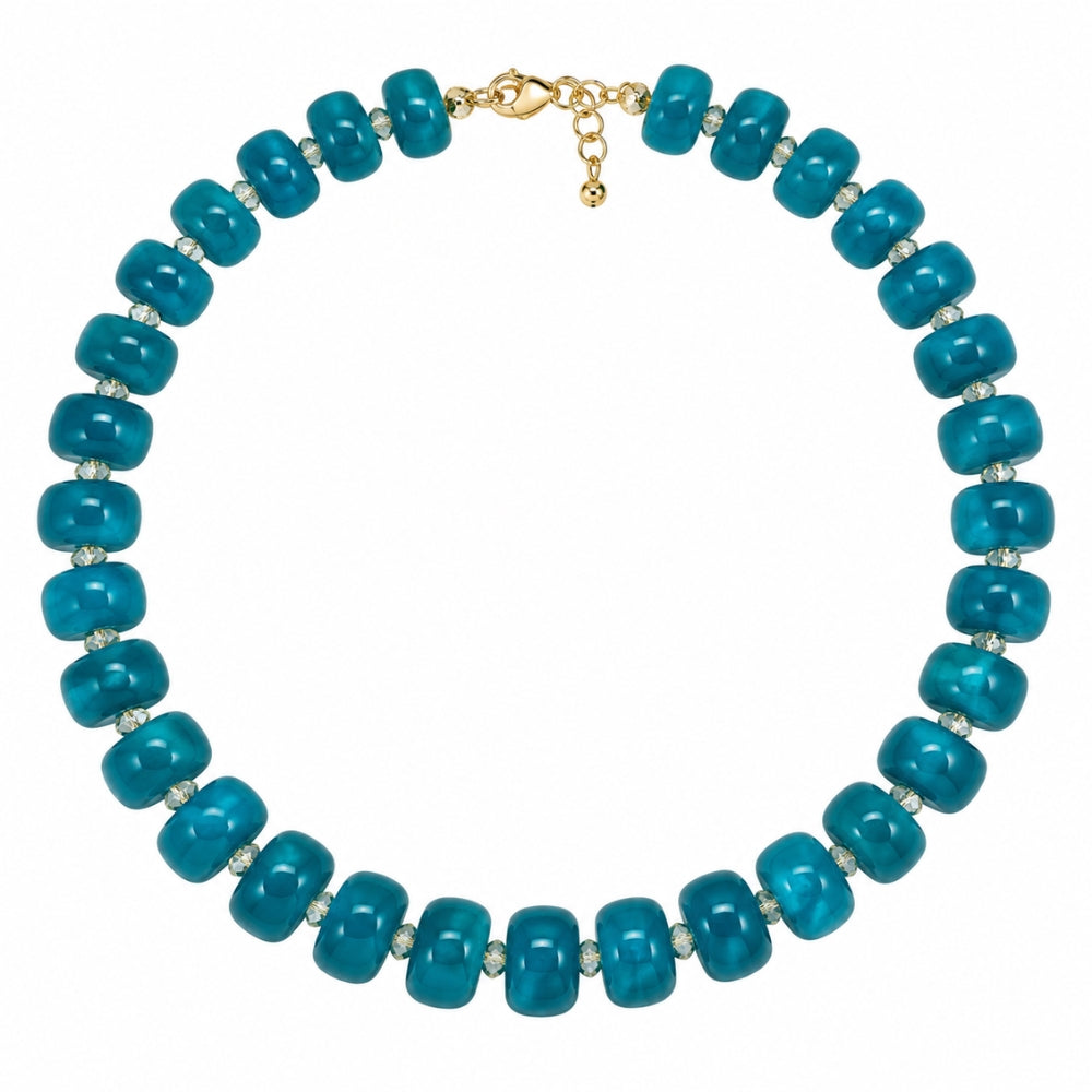 H&Co Collar Ajustable Para Damas Aura Oceano