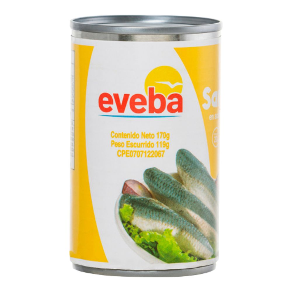 Eveba Sardinas en Aceite Vegetal 125gr