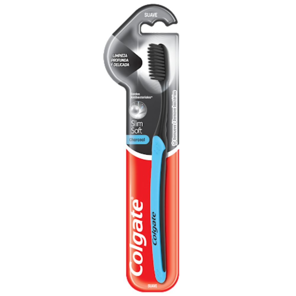 Cepillo de Dientes Colgate Slimsoft Charcoal 1 Und