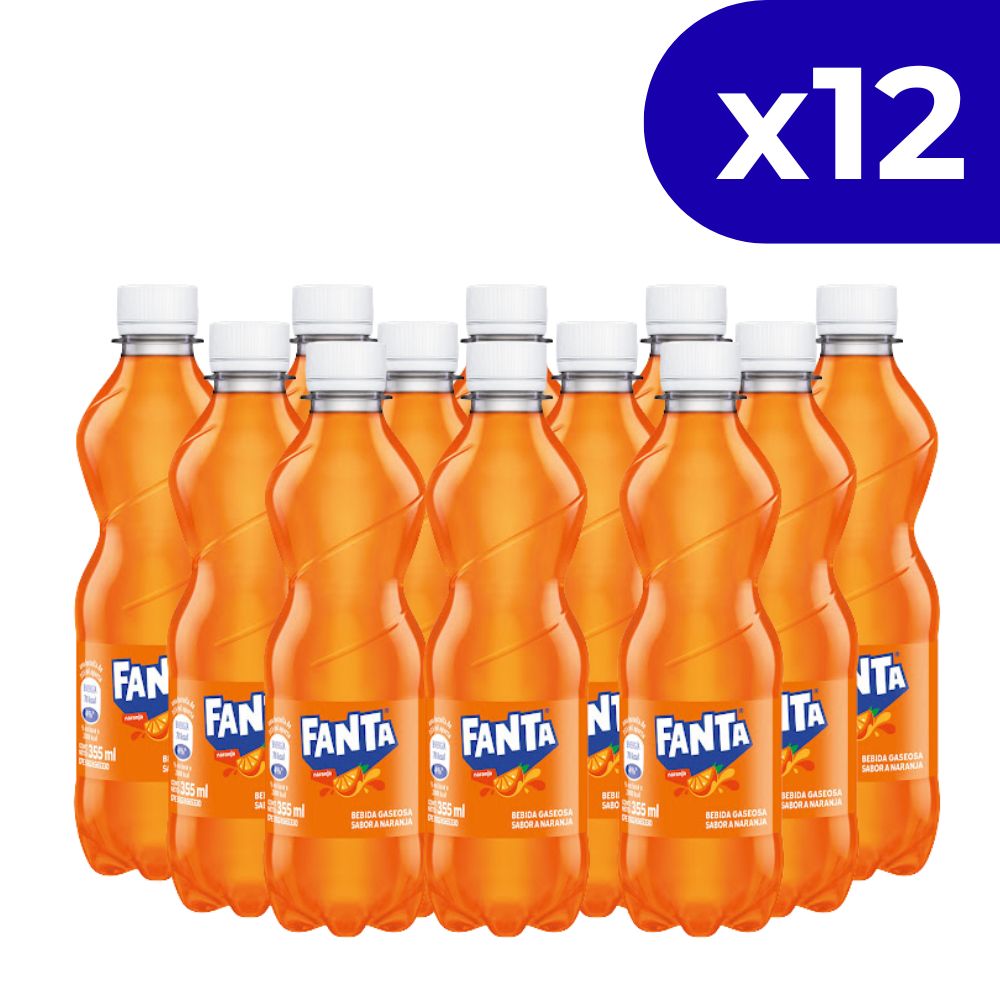 Refresco Fanta Naranja 355 ml 12 und