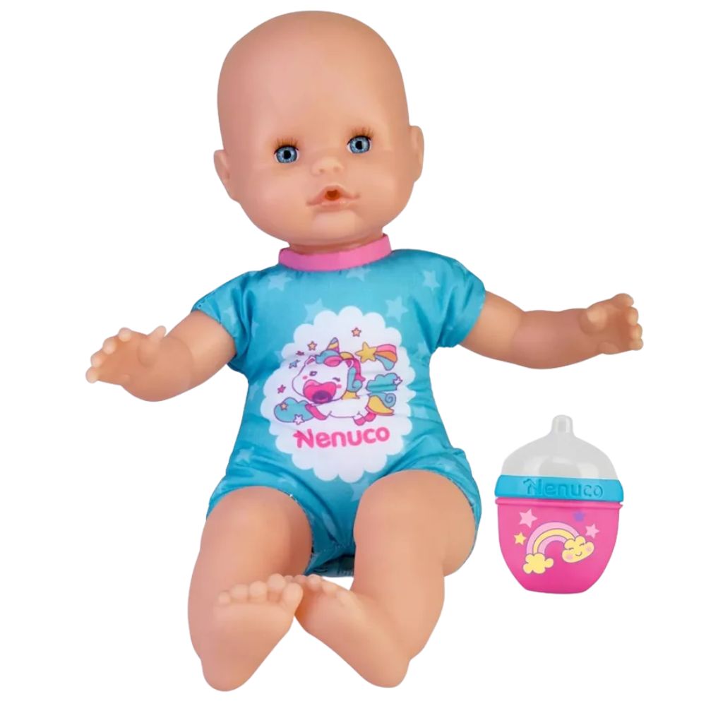 Nenuco Muñeco Con Biberon Y Sonajero Blue 3+