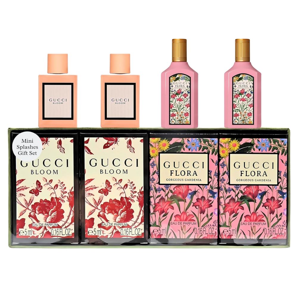 Gucci Miniature Set Bloom y Flora Gardenia 4 Und