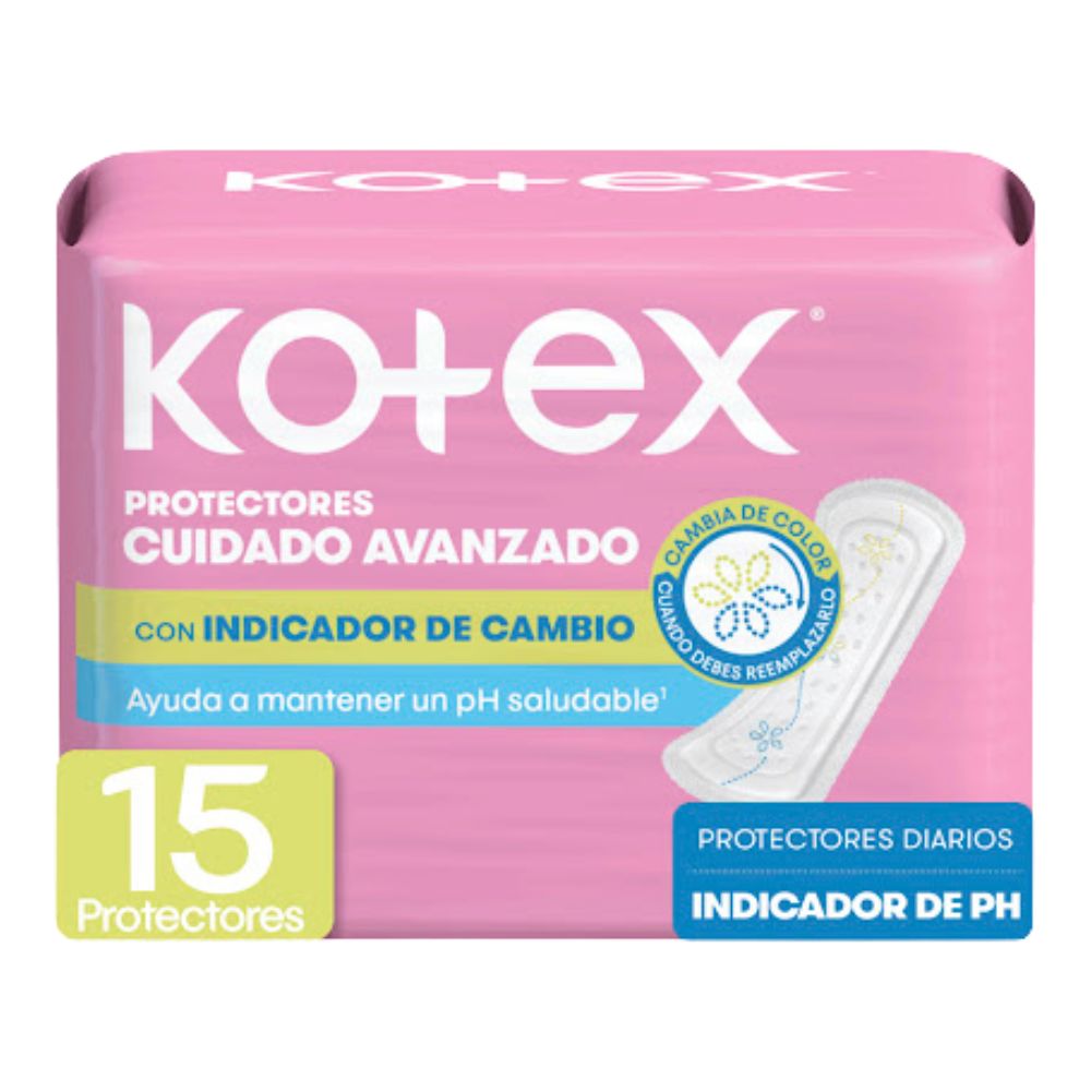Kotex Protectores Diarios Con Indicador de PH 15und