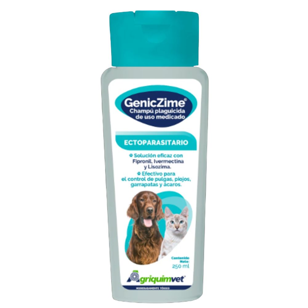 GenicZime Champú Plaguicida Ectoparasitario 250ml