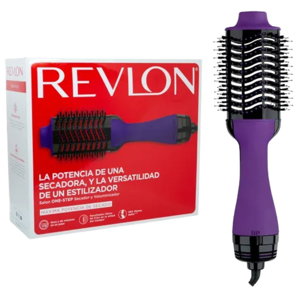 Revlon Cepillo Secador One-Step Volumizer Purple