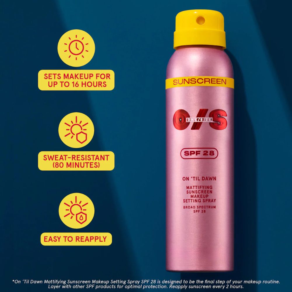 One Size Setting Spray Sunscreen SPF28 On Till Dawn 30gr