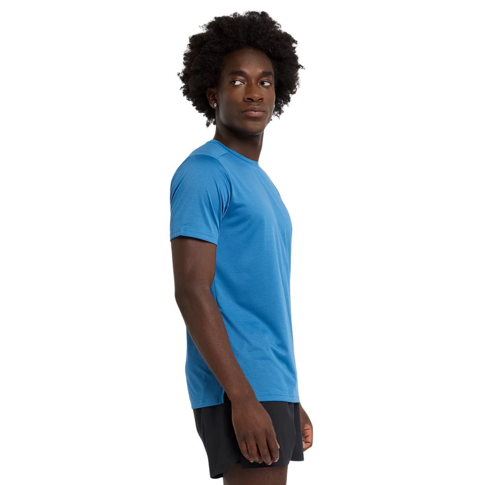 New Balance Sport Essentials Camiseta Manga Corta Para Caballero Azul Celeste