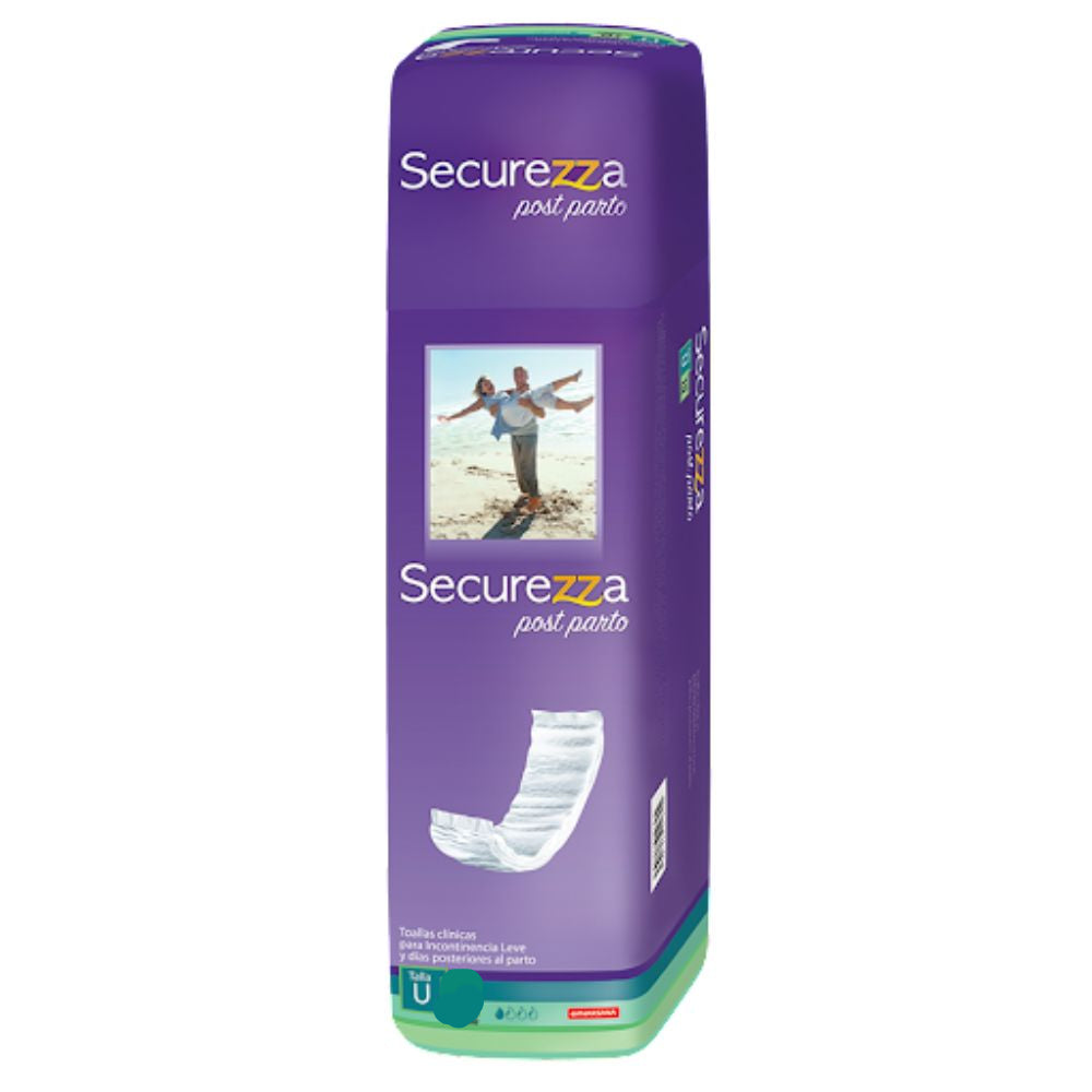 Securezza Toalla Postparto 15 Und