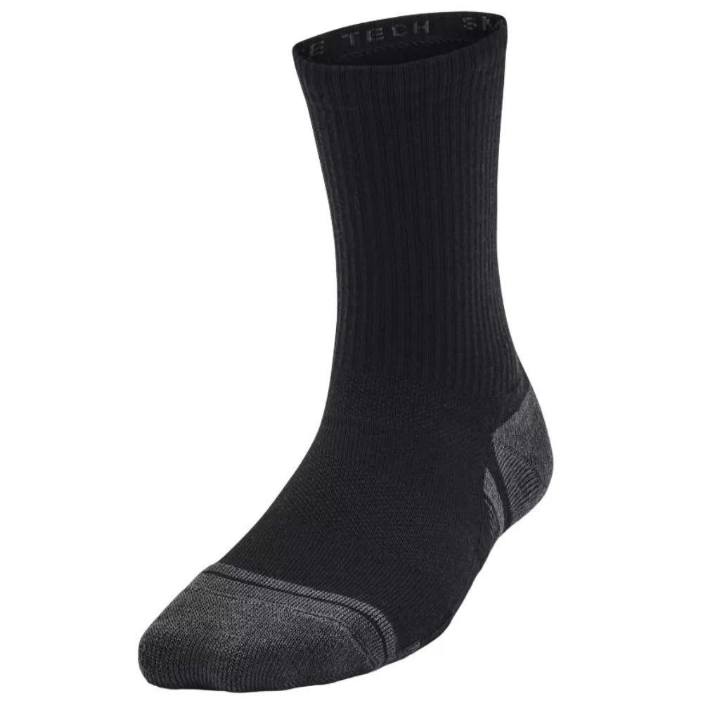 Under Armour Medias Deportivas Para Niños 3 Pack Color Negro