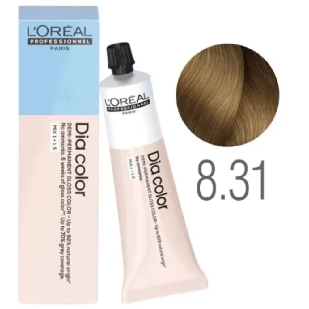 Tinte Para El Cabello L'Oreal Dia Color N.8.31 Sin Amoniaco 60ml
