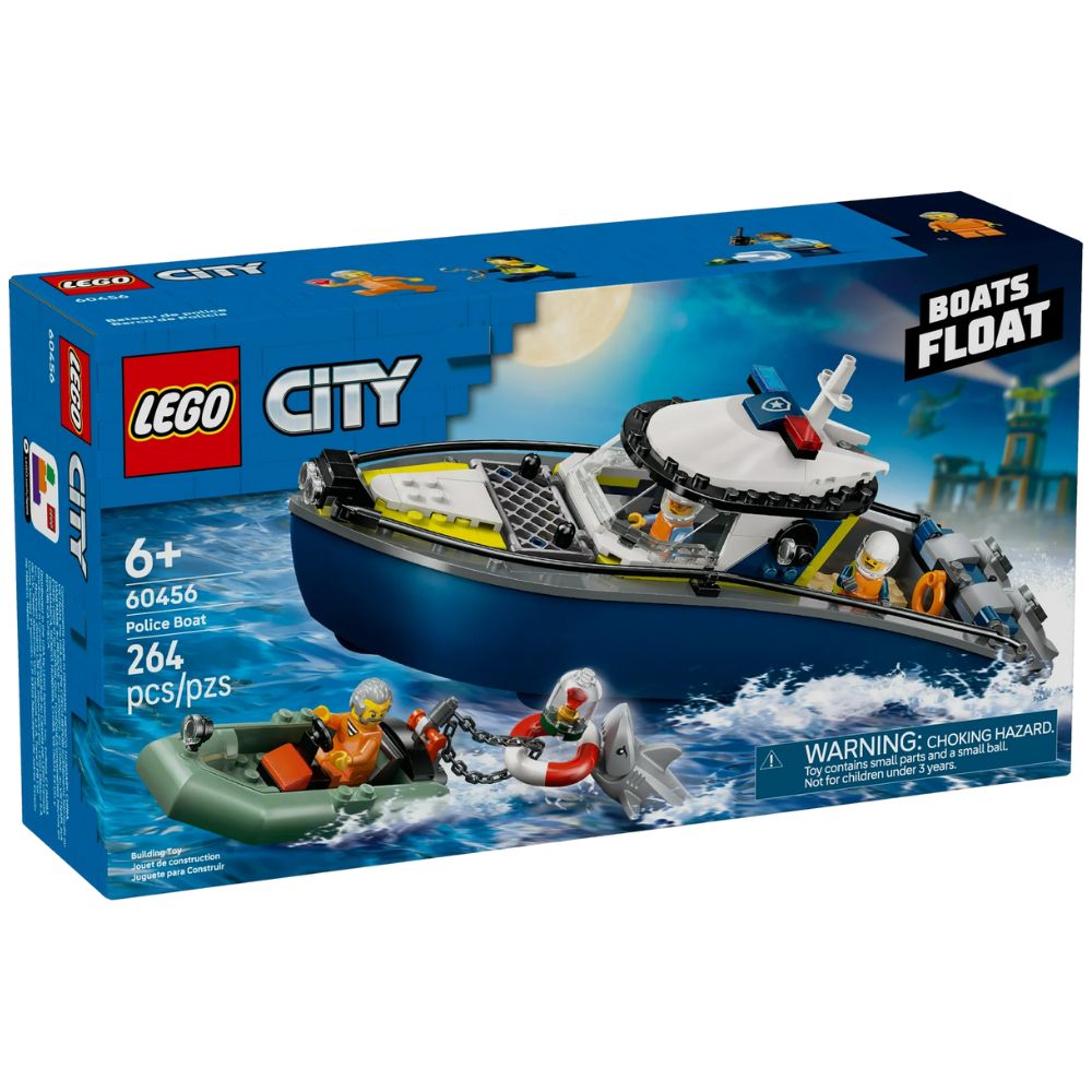Lego City Police Boat 264 Pzs 6+