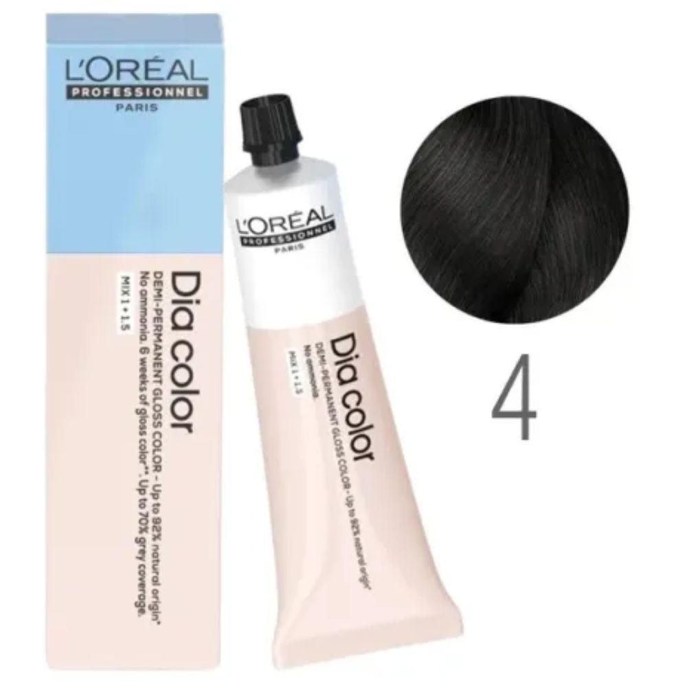 Tinte Para El Cabello L'Oreal Dia Color N.4 Sin Amoniaco 60ml