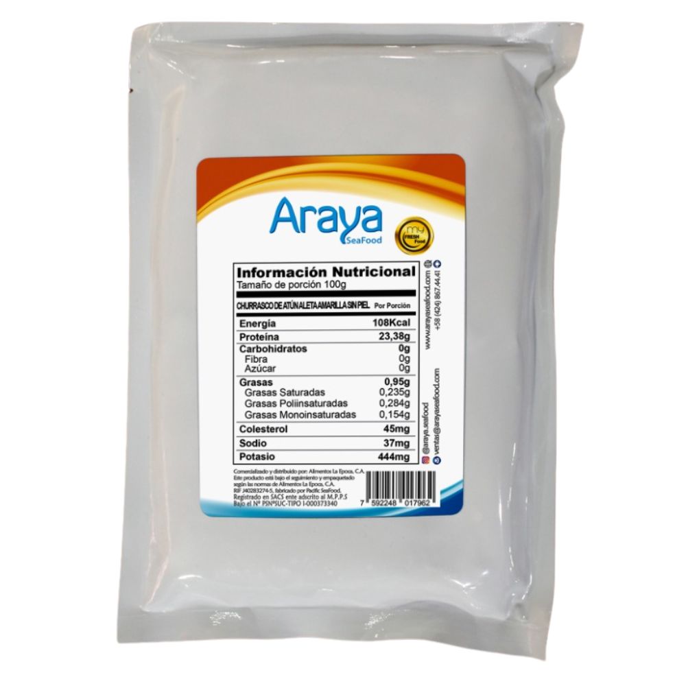 Araya Churrasco de Atun Aleta Amarilla 800gr