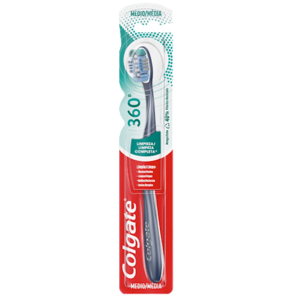 Cepillo Dental Colgate 360 Medio 1 Und