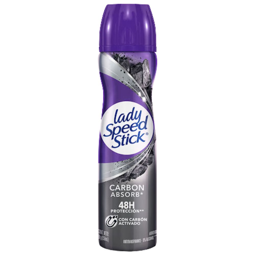 Lady Speed Stick Carbon Absorb Desodorante en Spray 91gr