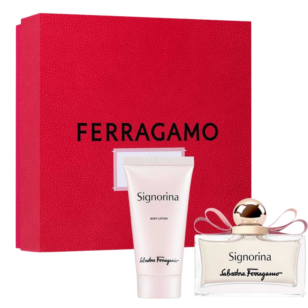 Salvatore Ferragamo Signorina Set Eau De Parfum 100ml + Body Lotion 50ml