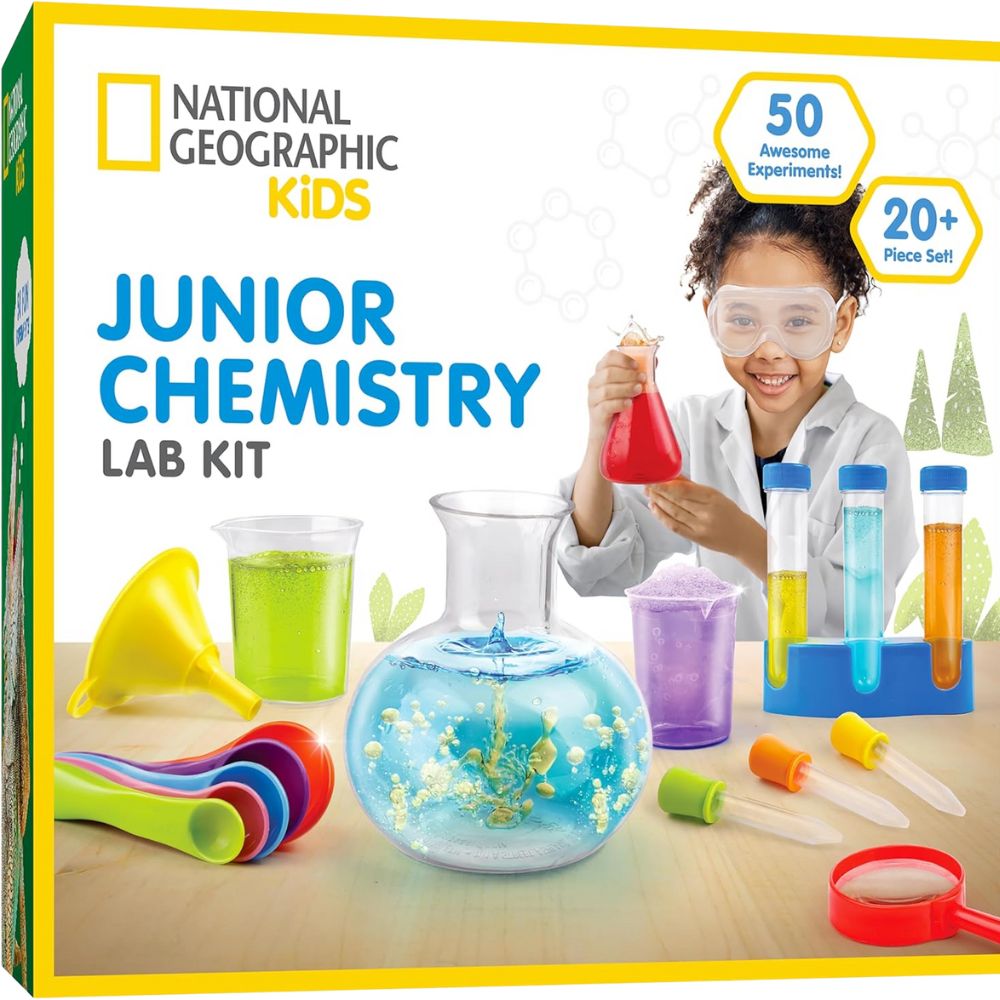 National Geographic Kids Junior Chemistry Lab Kit 20+ Piezas Set
