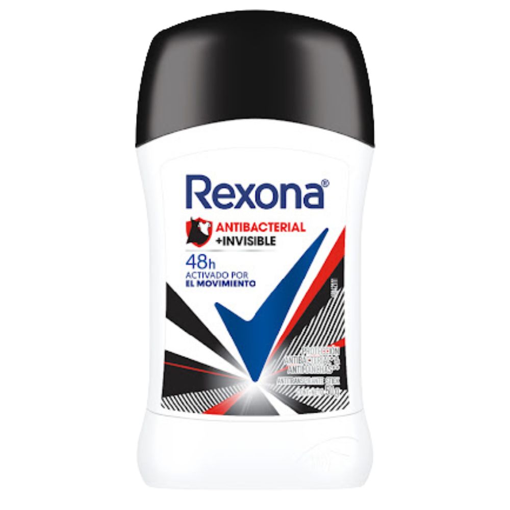 Rexona Desodorante Antibacterial Invisible Woman Stick 45g