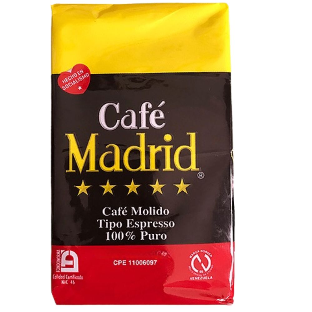 Café Madrid Tostado y Molido Gourmet 500g