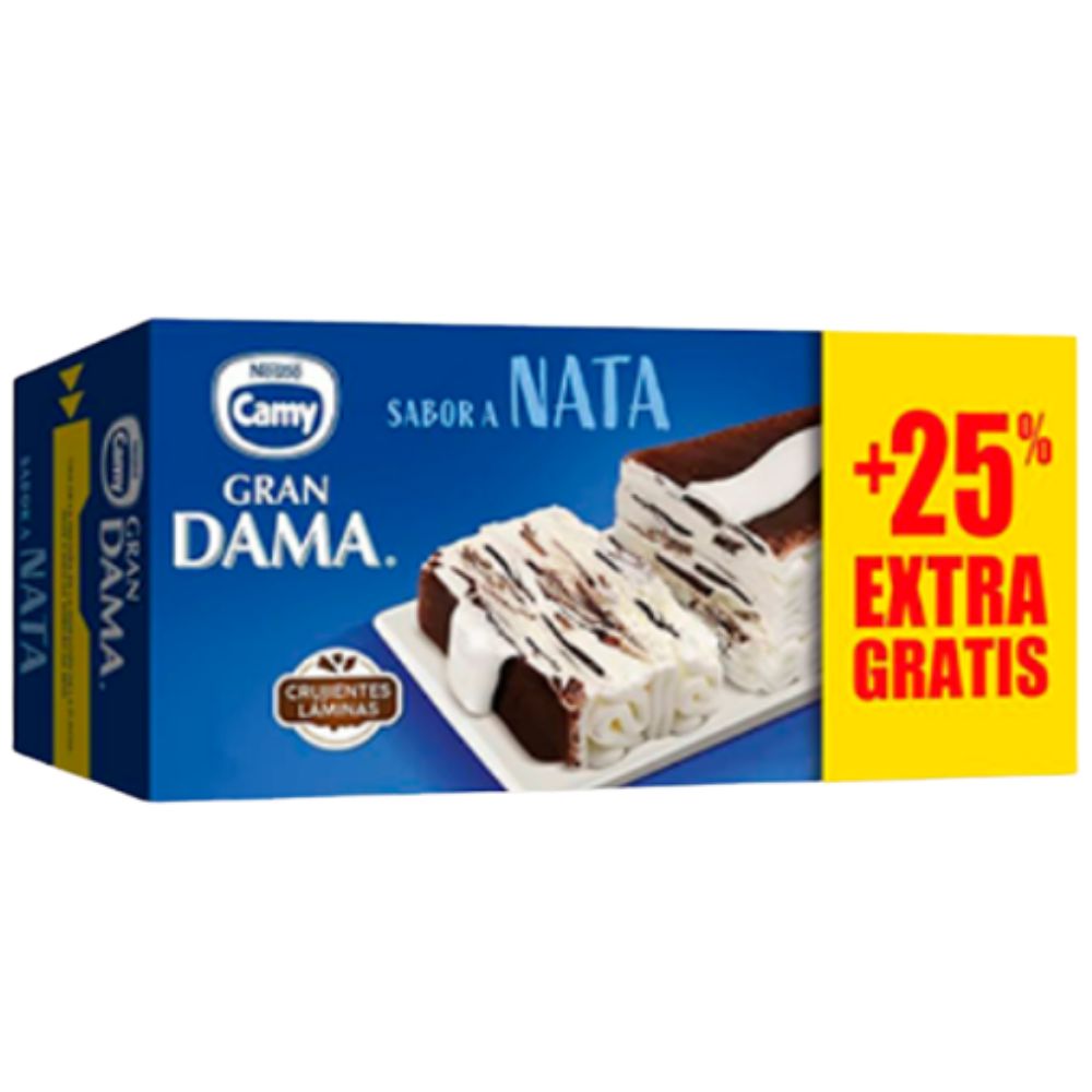 Torta de Helado Gran Dama Sabor a Nata 750ml