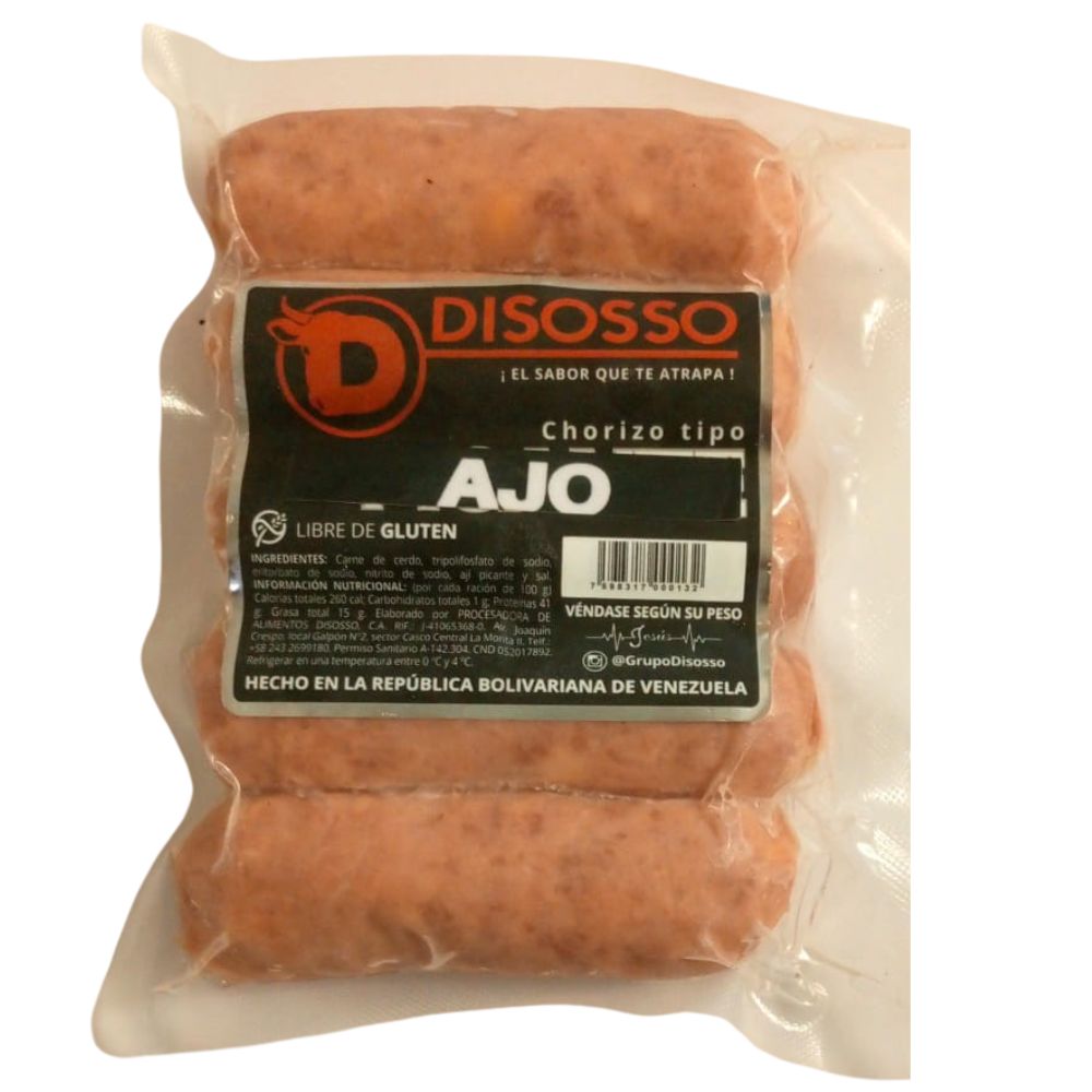 Chorizo De Ajo Premium Disosso 5 Und