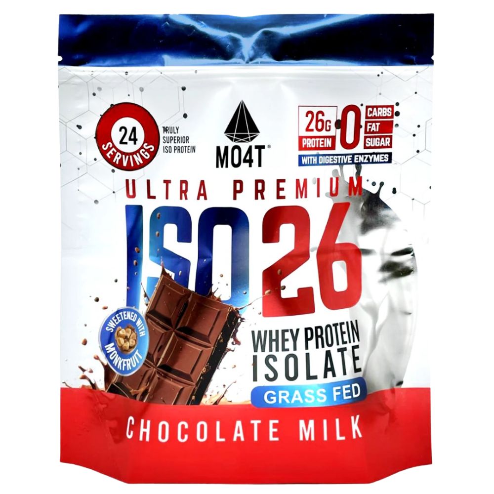 MO4T Proteina Premium ISO26 Chocolate Milk 24 Servicios