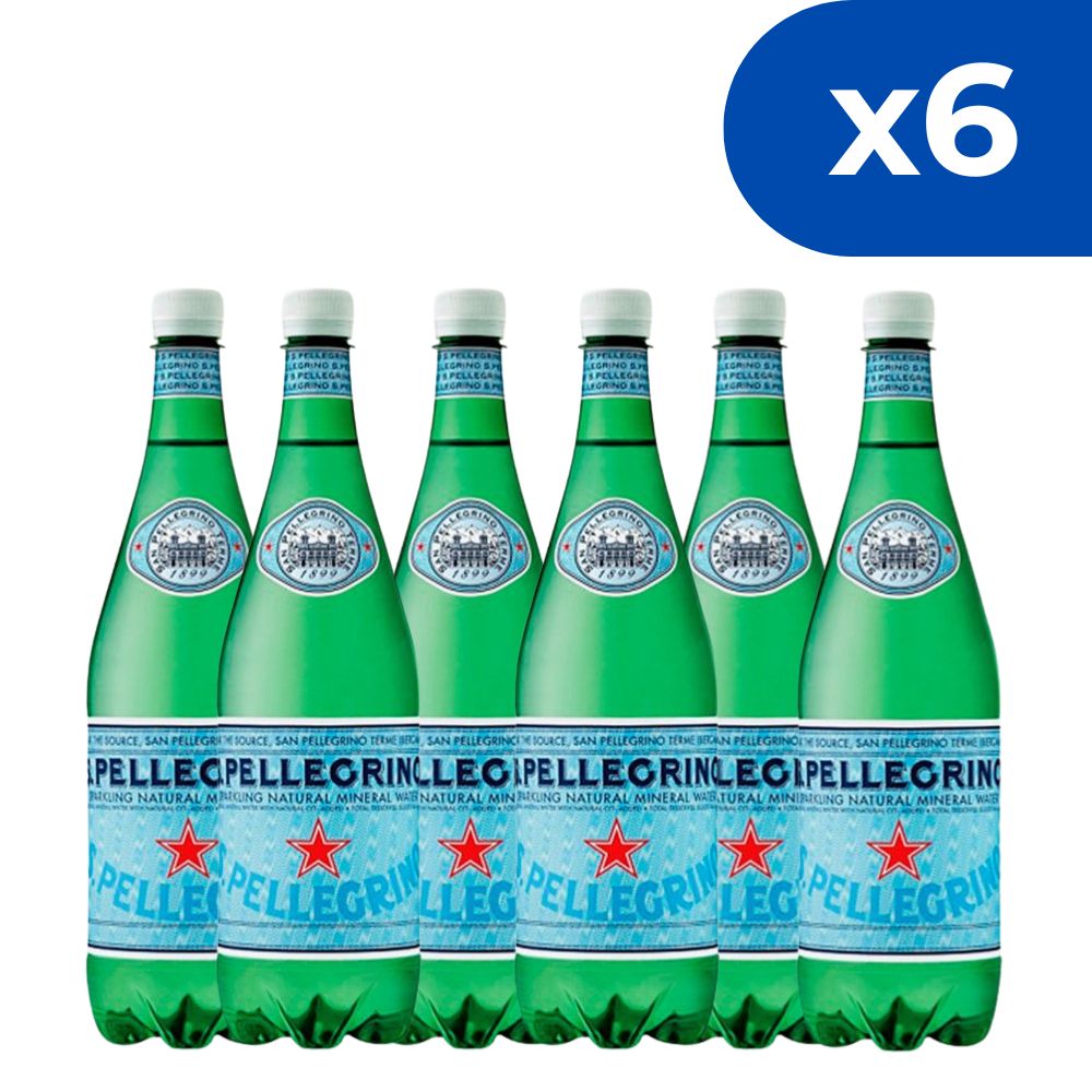 Agua San Pellegrino 1 Ltro Pack 6 Und