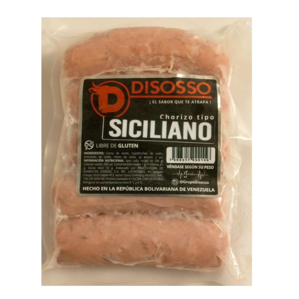 Chorizo Siciliano Premium Disosso 5 Und