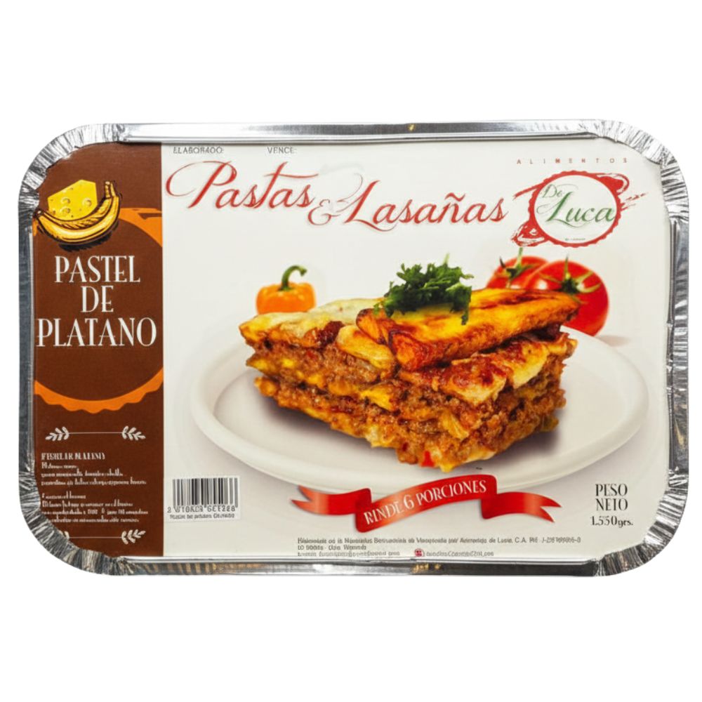 De Luca Pastel de Platano 1550gr