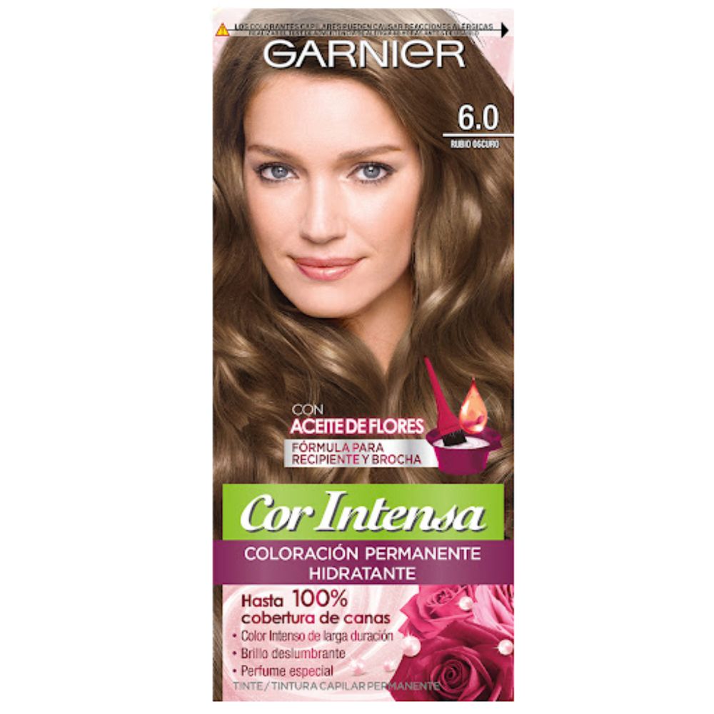 Tinte Garnier Color Intensa 6.0 Rubio Oscuro