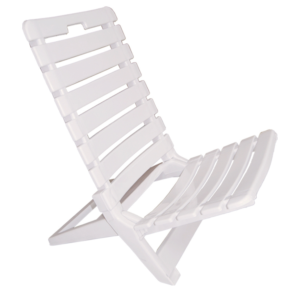 Alfa Hogar Silla Playera Caribe Color Blanco