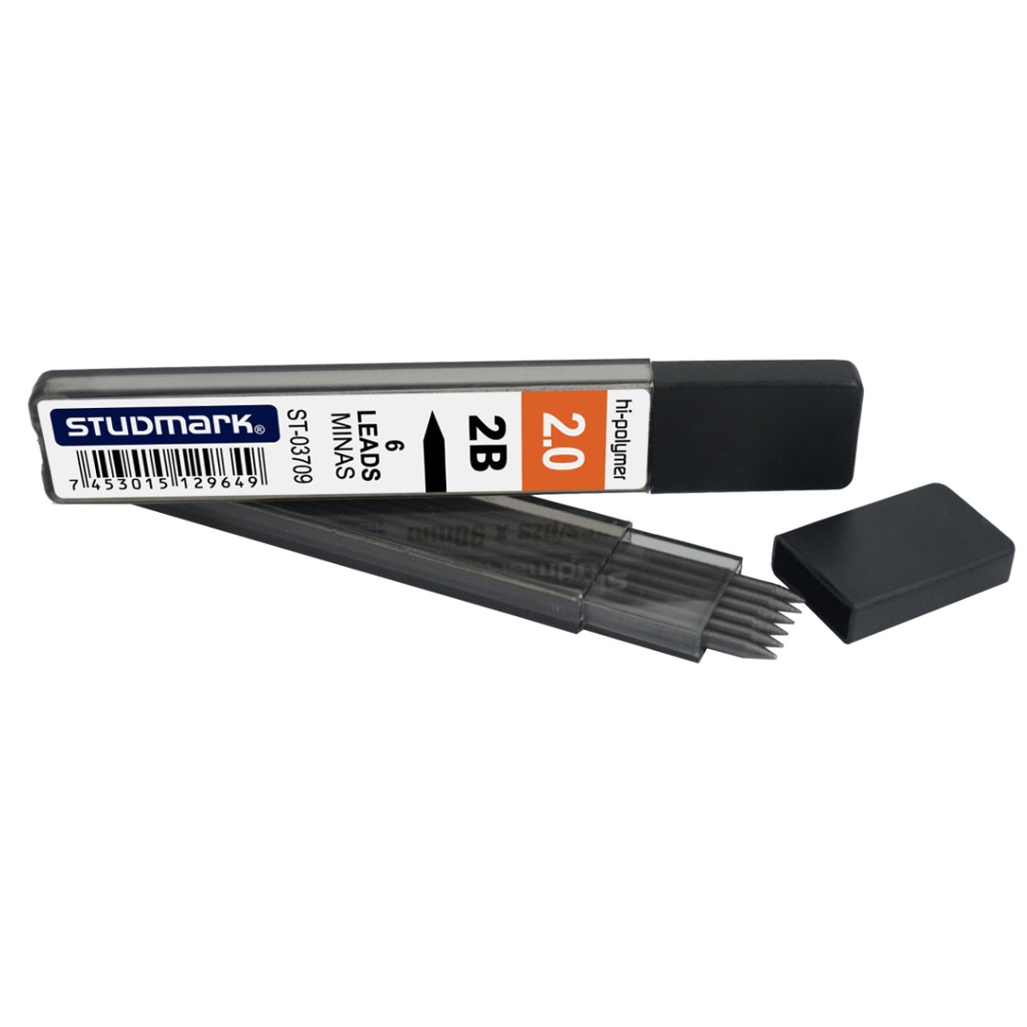 Studmark Minas De Repuestos 2mm 2B 1 Und x 6 Minas