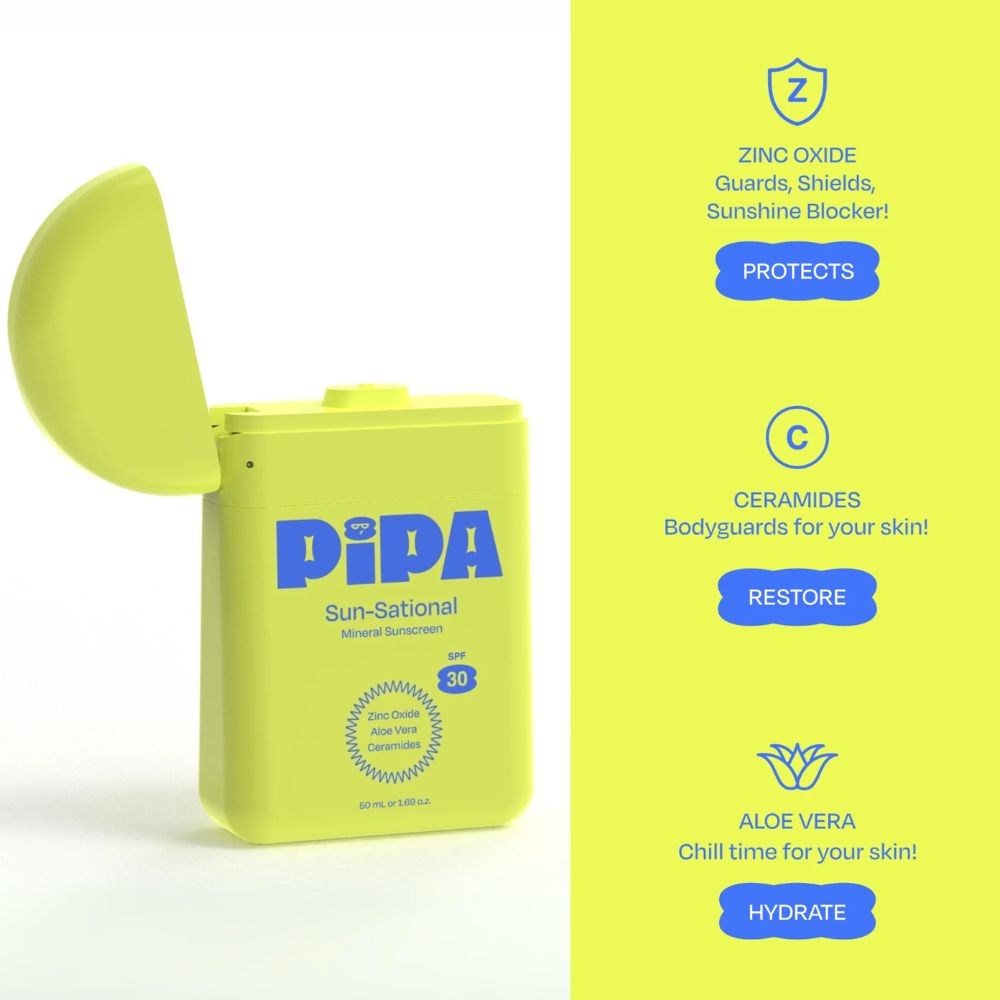 Pipa Skincare Sun-Sational Mineral Sunscreen SPF30 50ml