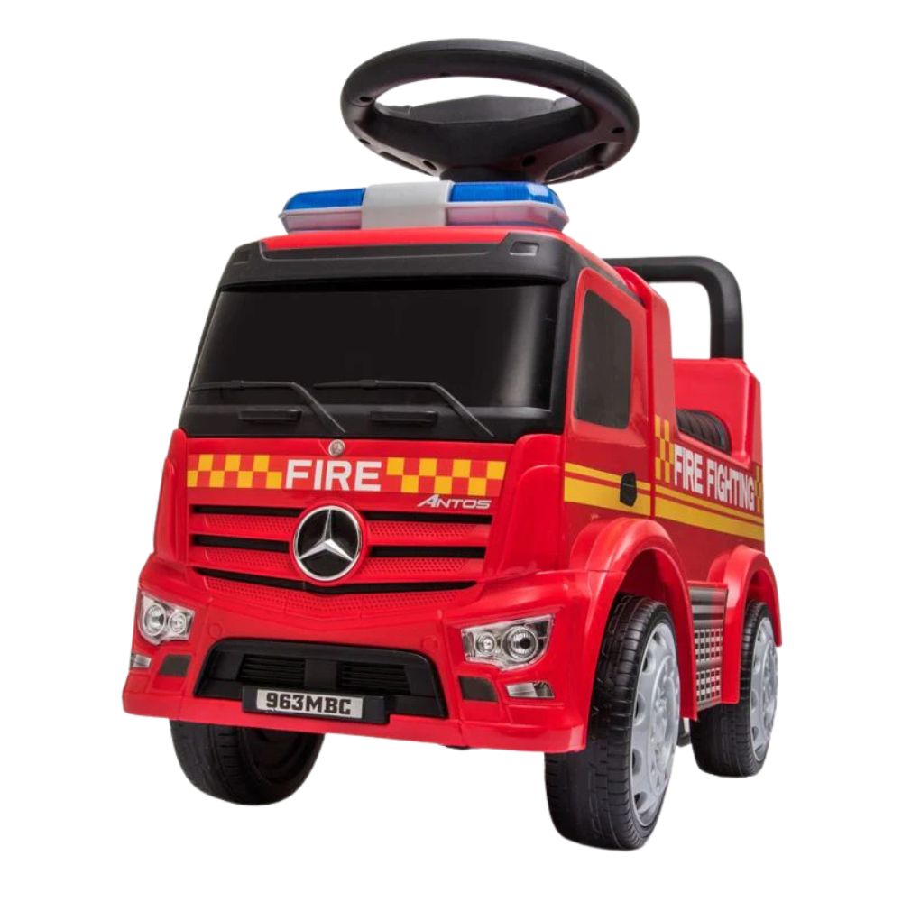 Mercedes-Benz Antos Fire Engine Foot To Floor Ride-On