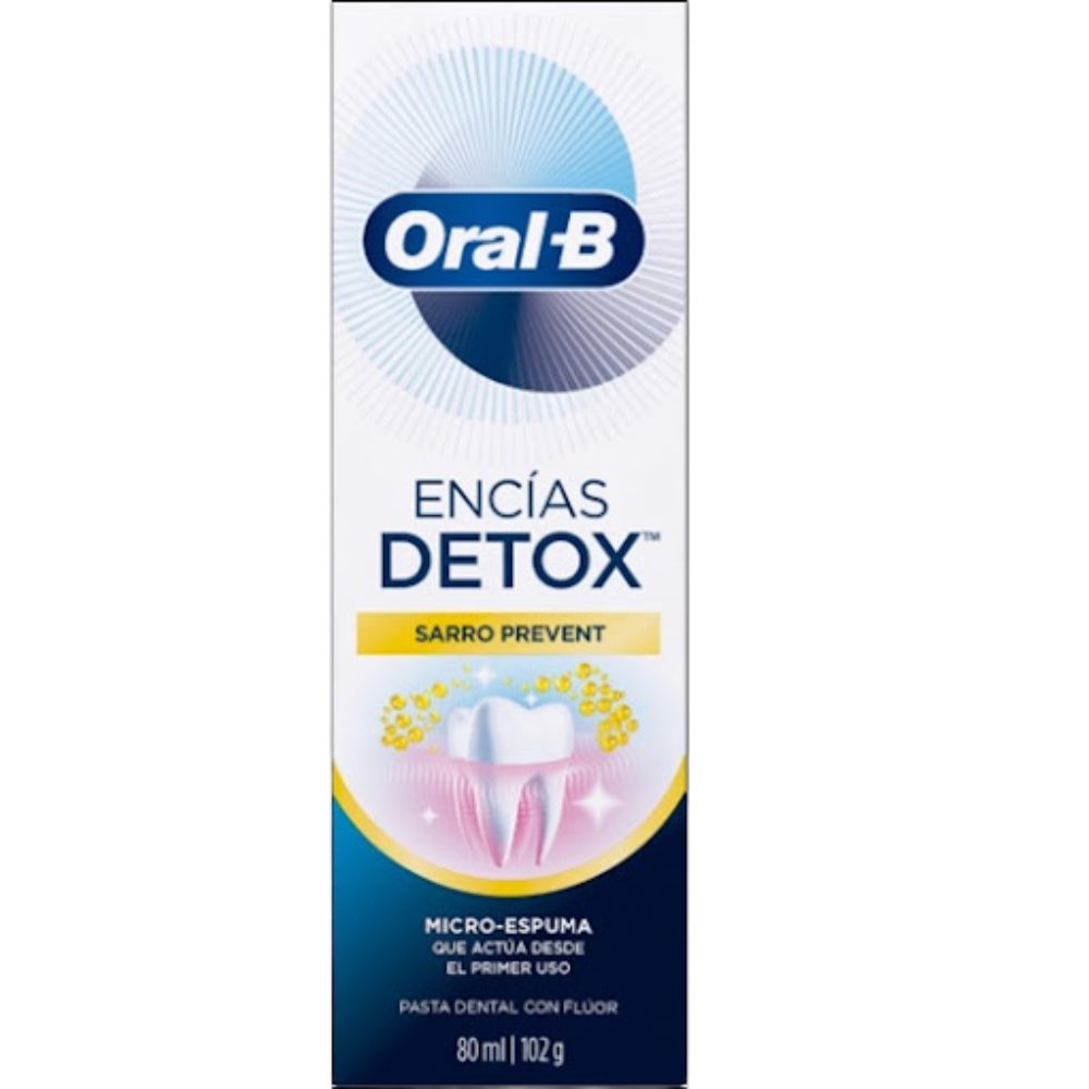 Oral-B Crema Dental Detox Sarro Prevent 102gr