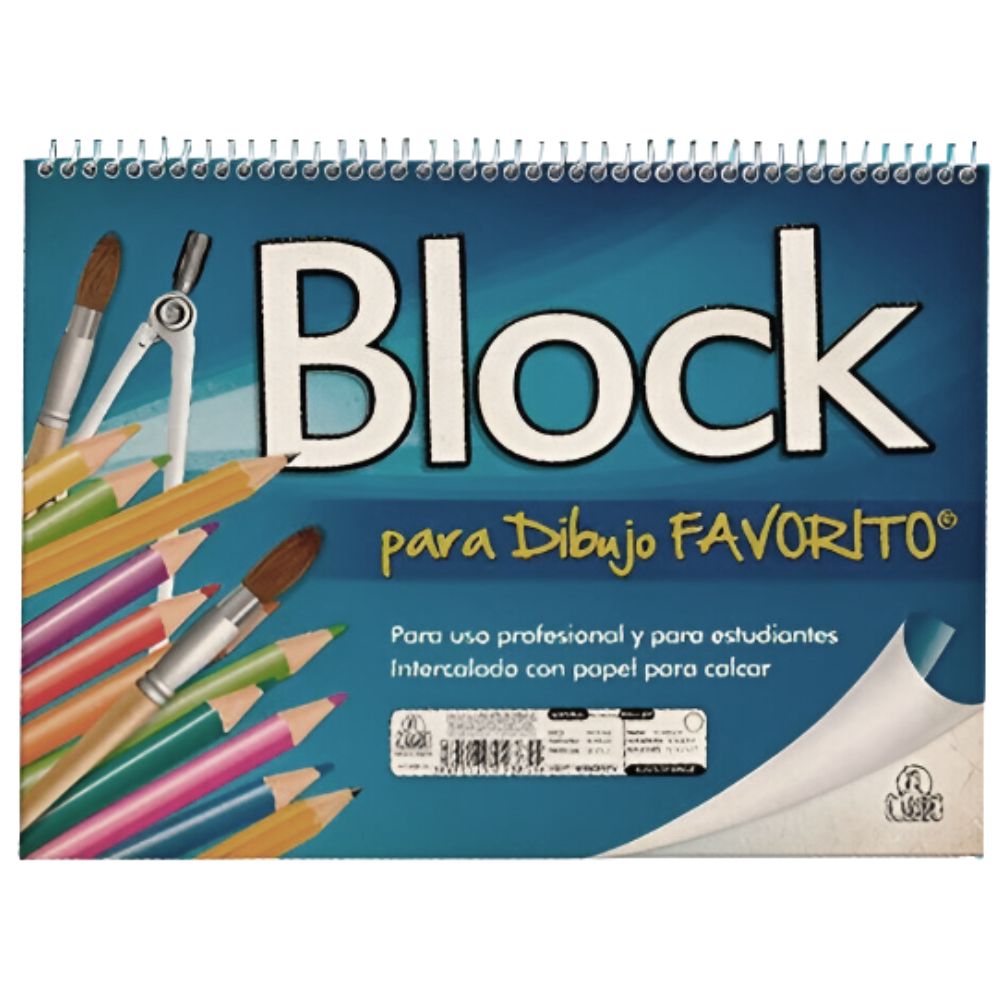 Block De Dibujo Caribe Favorito 16 Hojas