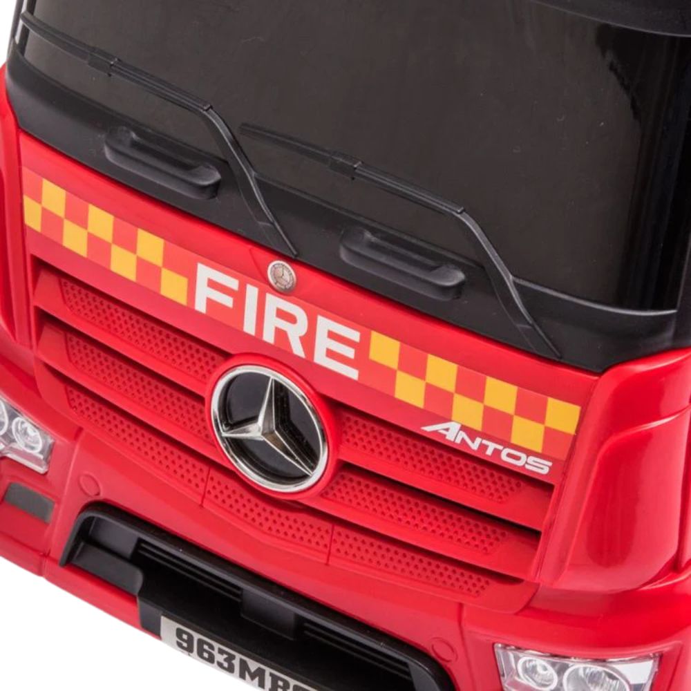 Mercedes-Benz Antos Fire Engine Foot To Floor Ride-On