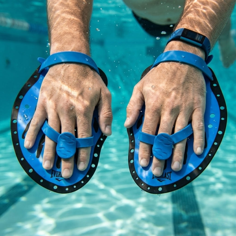 Everlast Paletas De Natación Color Blue