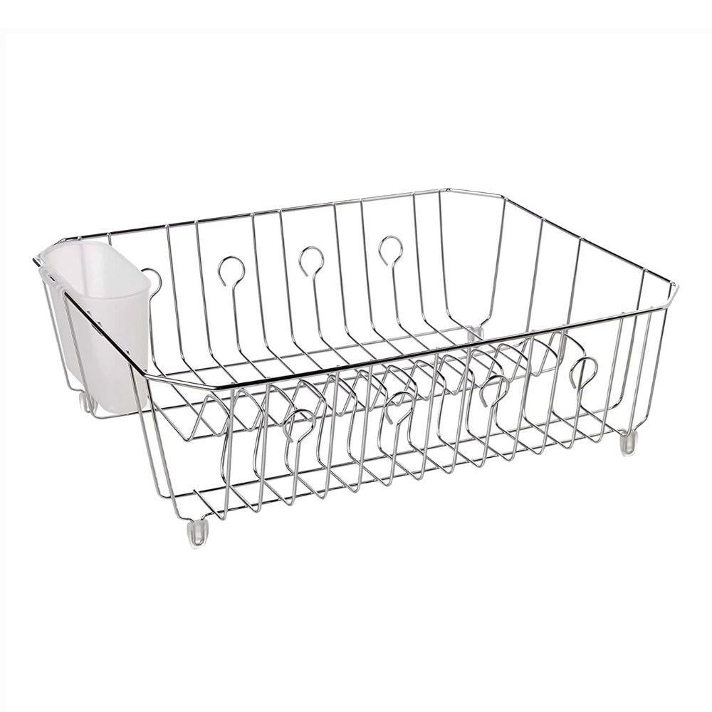 Rubbermaid Escurridor De Platos Grande Plateado