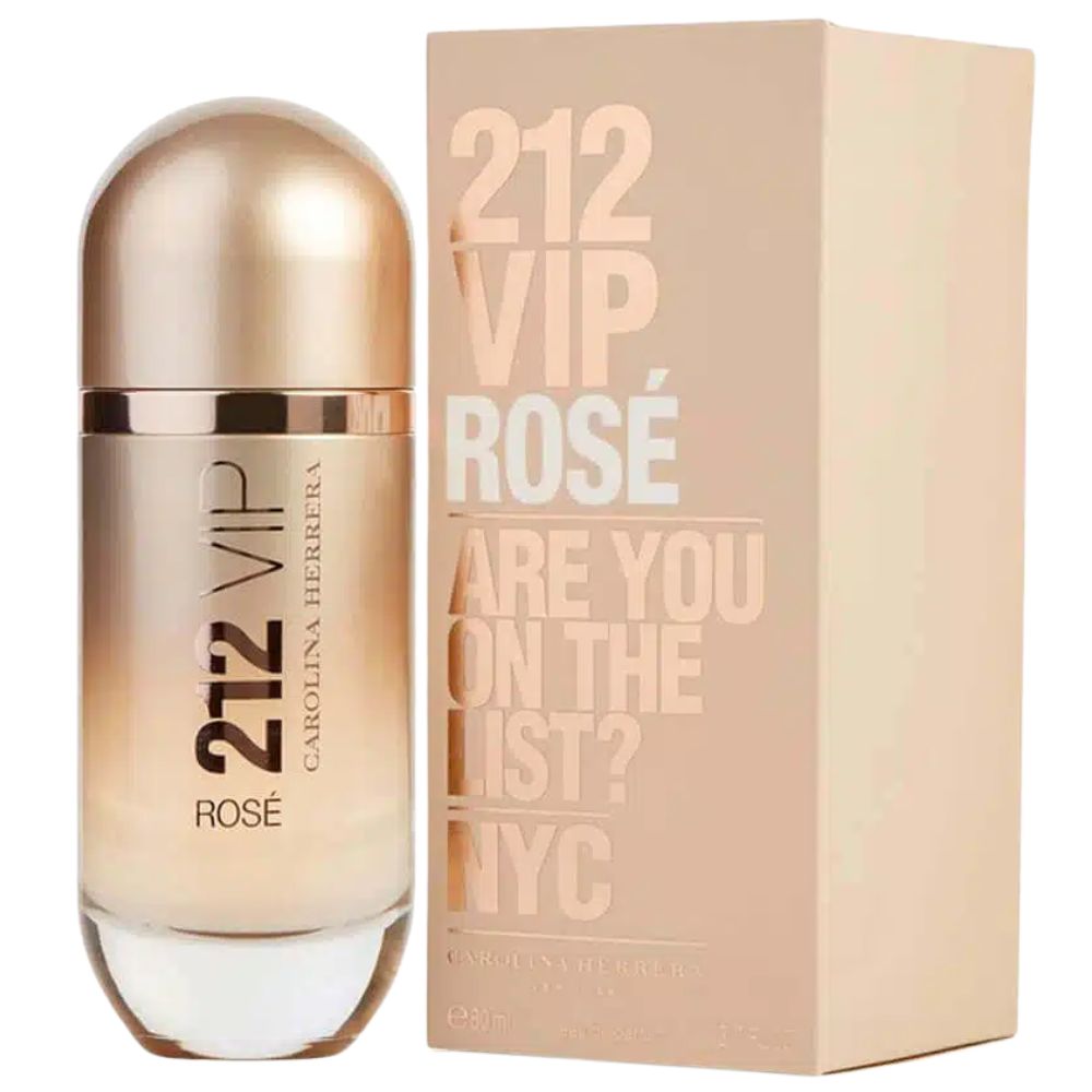 Carolina Herrera 212 VIP Rose Are You On The List? NYC Eau de Parfum For Women 80ml
