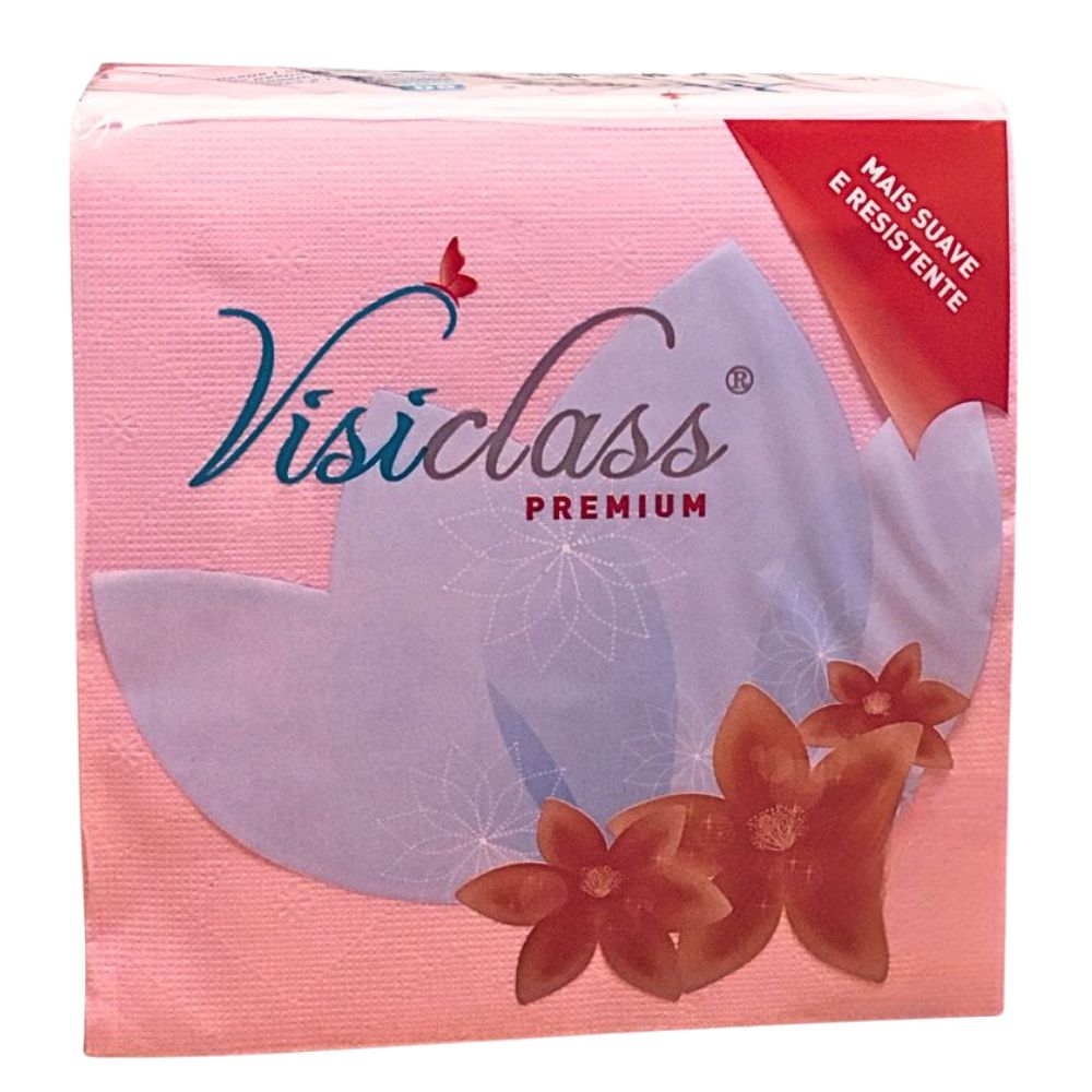 Visiclass Servilletas Premiun Rosada 40 x 40 50 Und