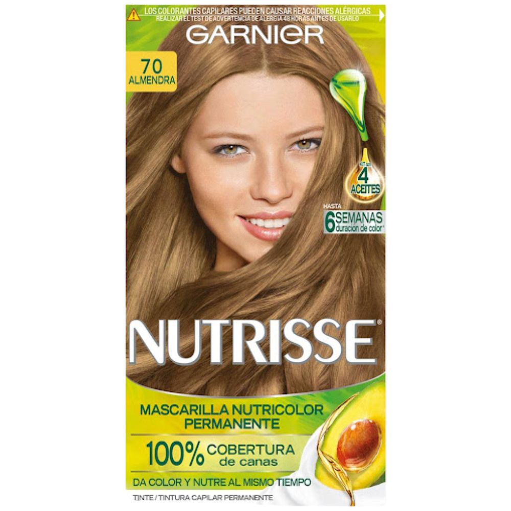 Tinte Nutrisse 70 Almendra - Rubio