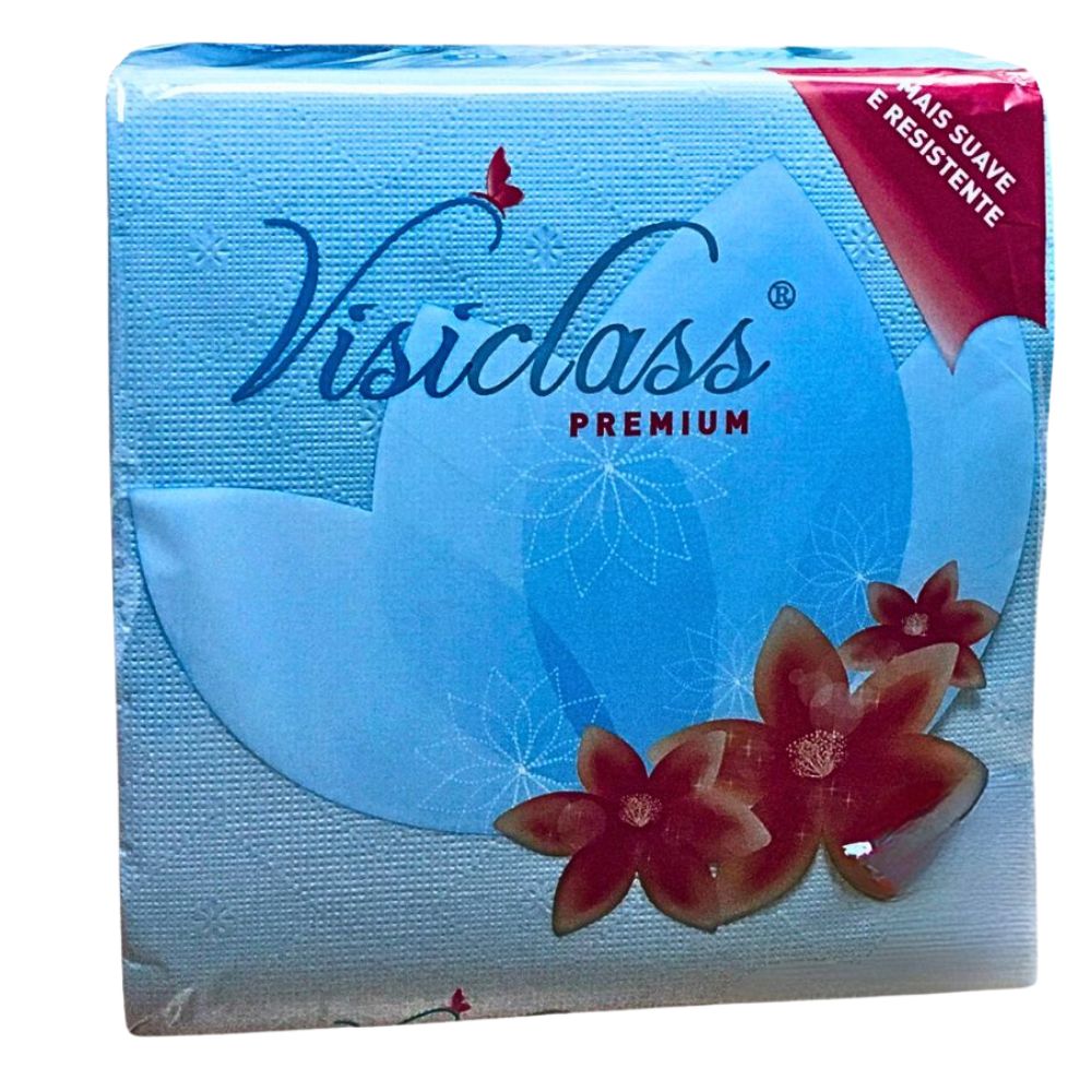 Visiclass Servilletas Premiun Azul Claro 40 x 40 50 Und