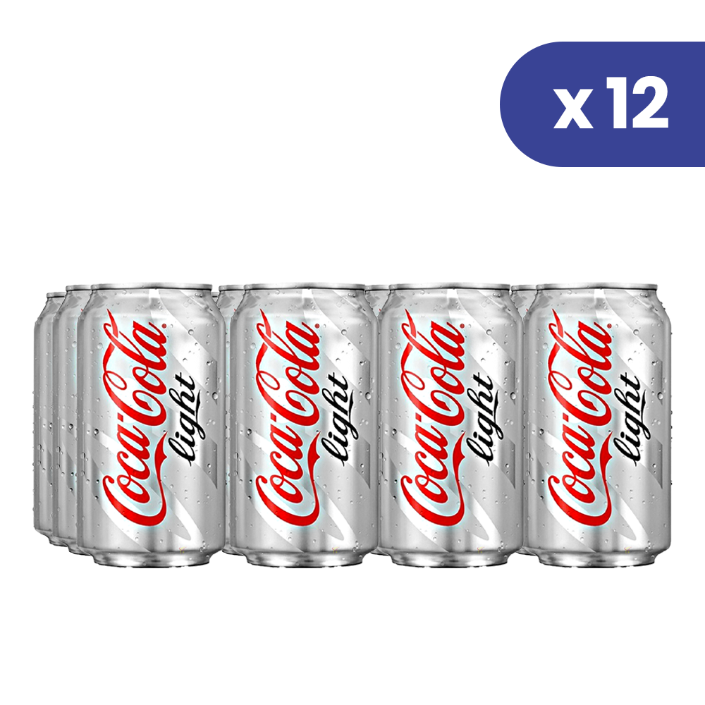 Coca Cola Light lata 355ml 12 Und