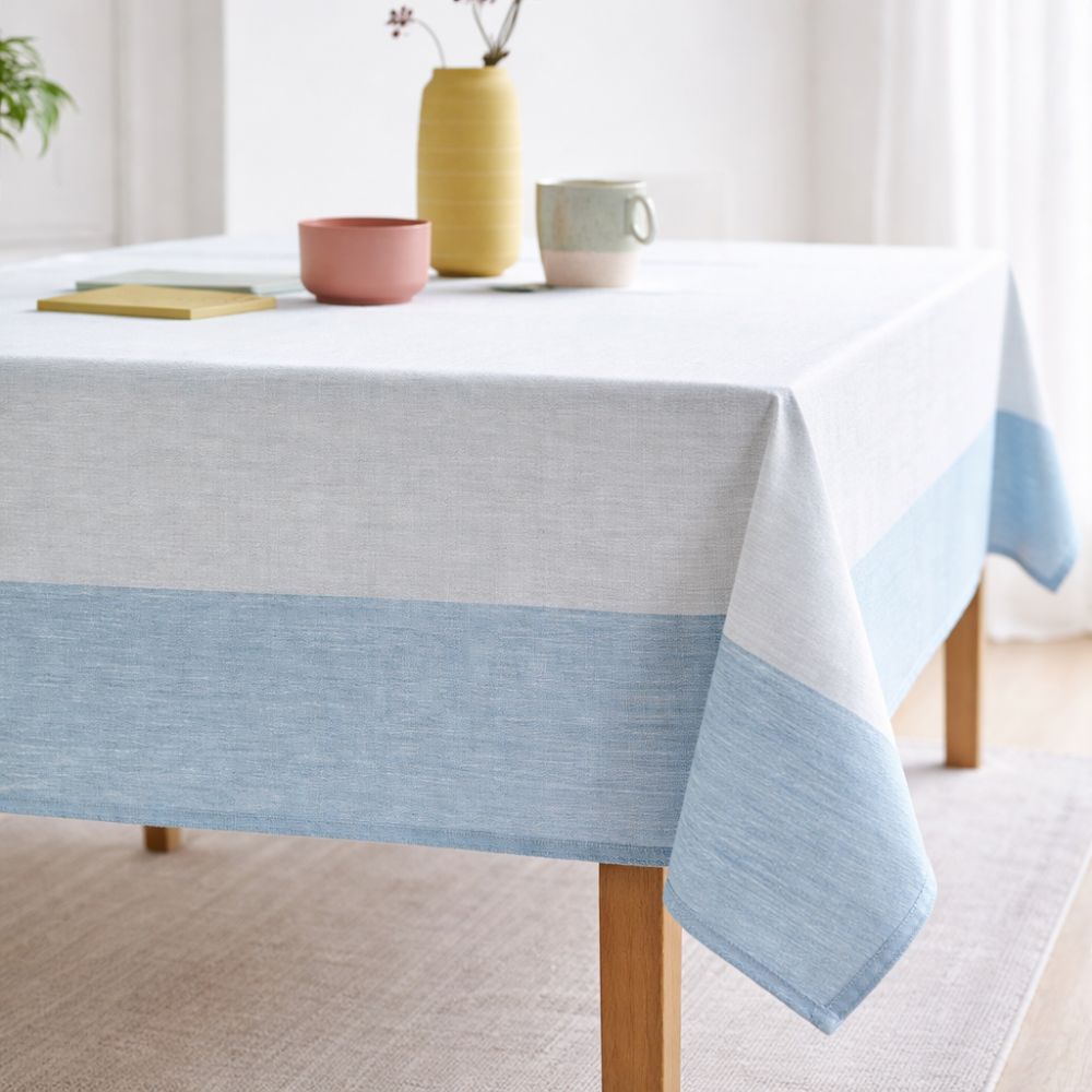 Mantel Rectangular Dug Color SkyBlue Sodahl 140 x 270 cm