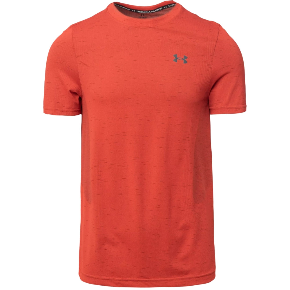 Under Armour Camiseta Invisible Sin Costuras Para Caballeros Color Fire