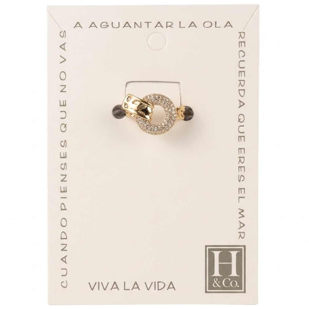 H&Co Anillo Ajustable Para Damas Cenit