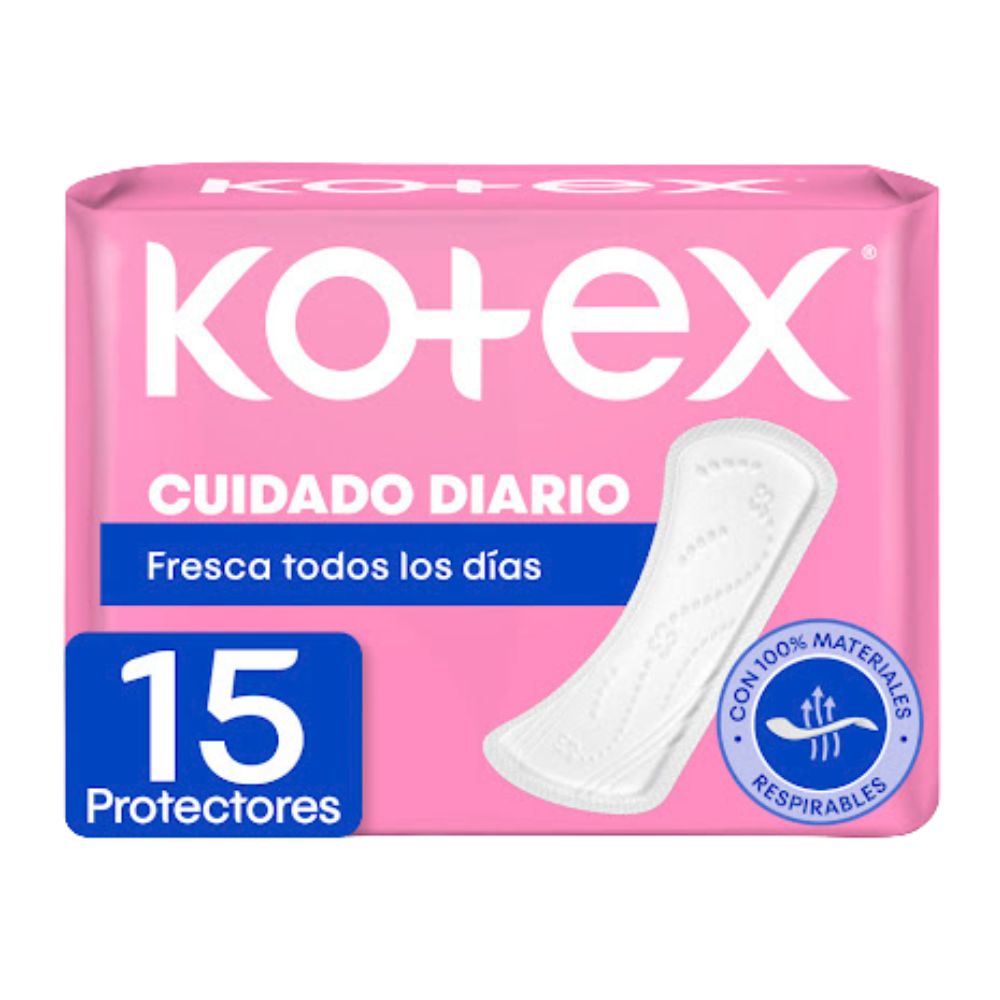 Kotex Protectores Diarios Cuidado Diario 15und