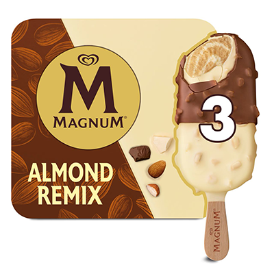 Helado Magnum Almond Remix 3 Und