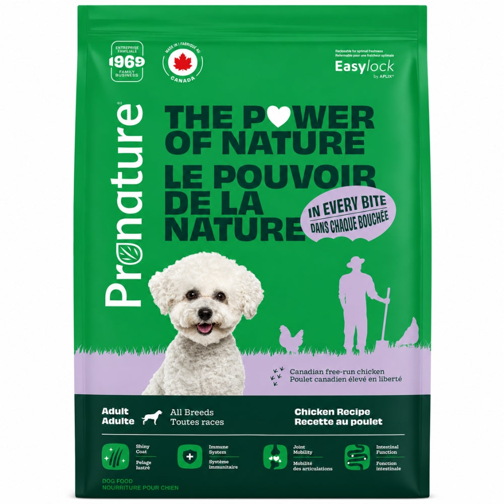 Pronature Alimento para Perros de Todas las Razas Sabor Pollo 11,3 Kg